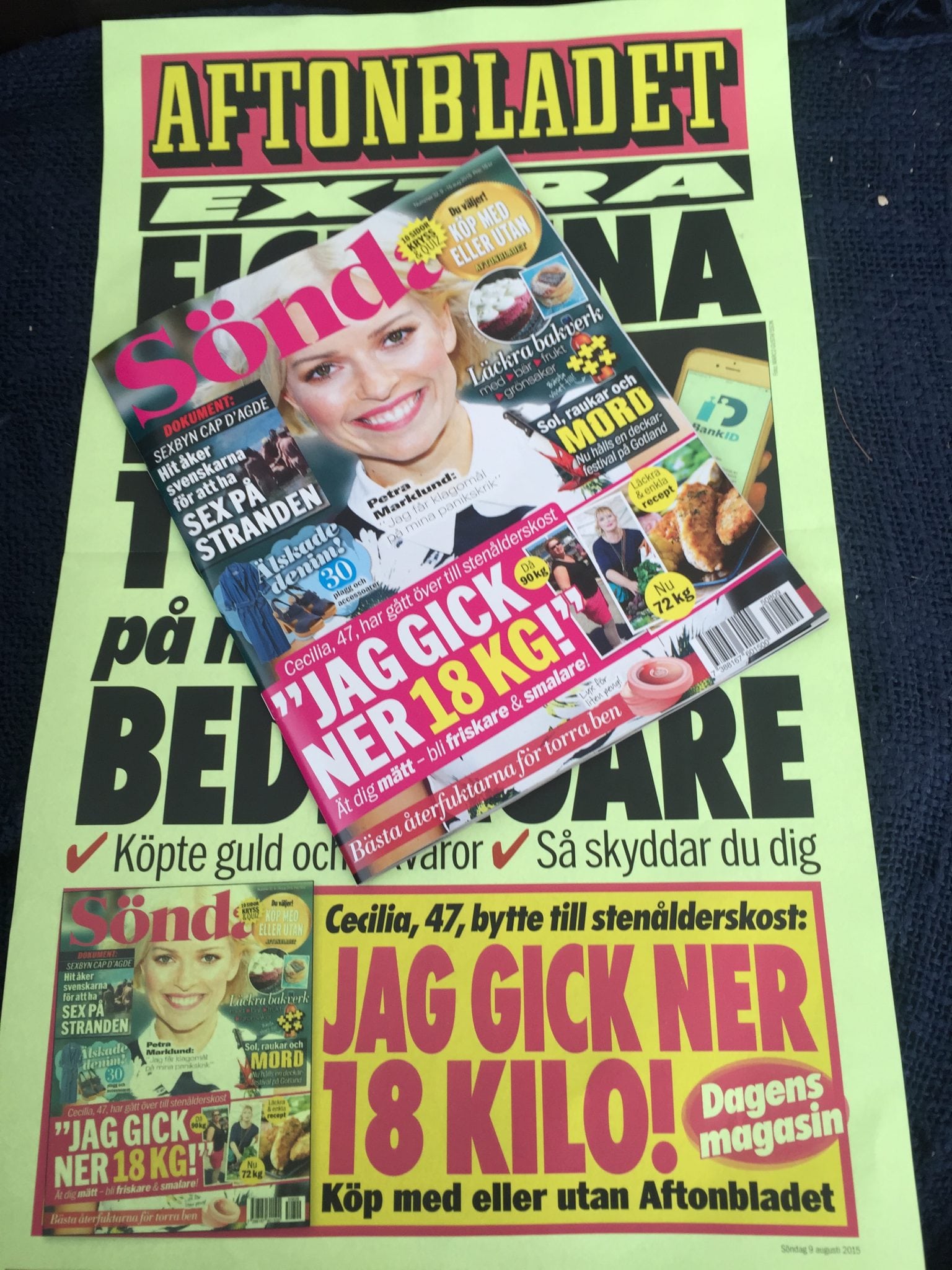 Stort reportage i Aftonbladet Söndag