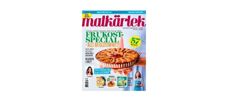 Swedish Paleo nu i tidningen Matkärlek