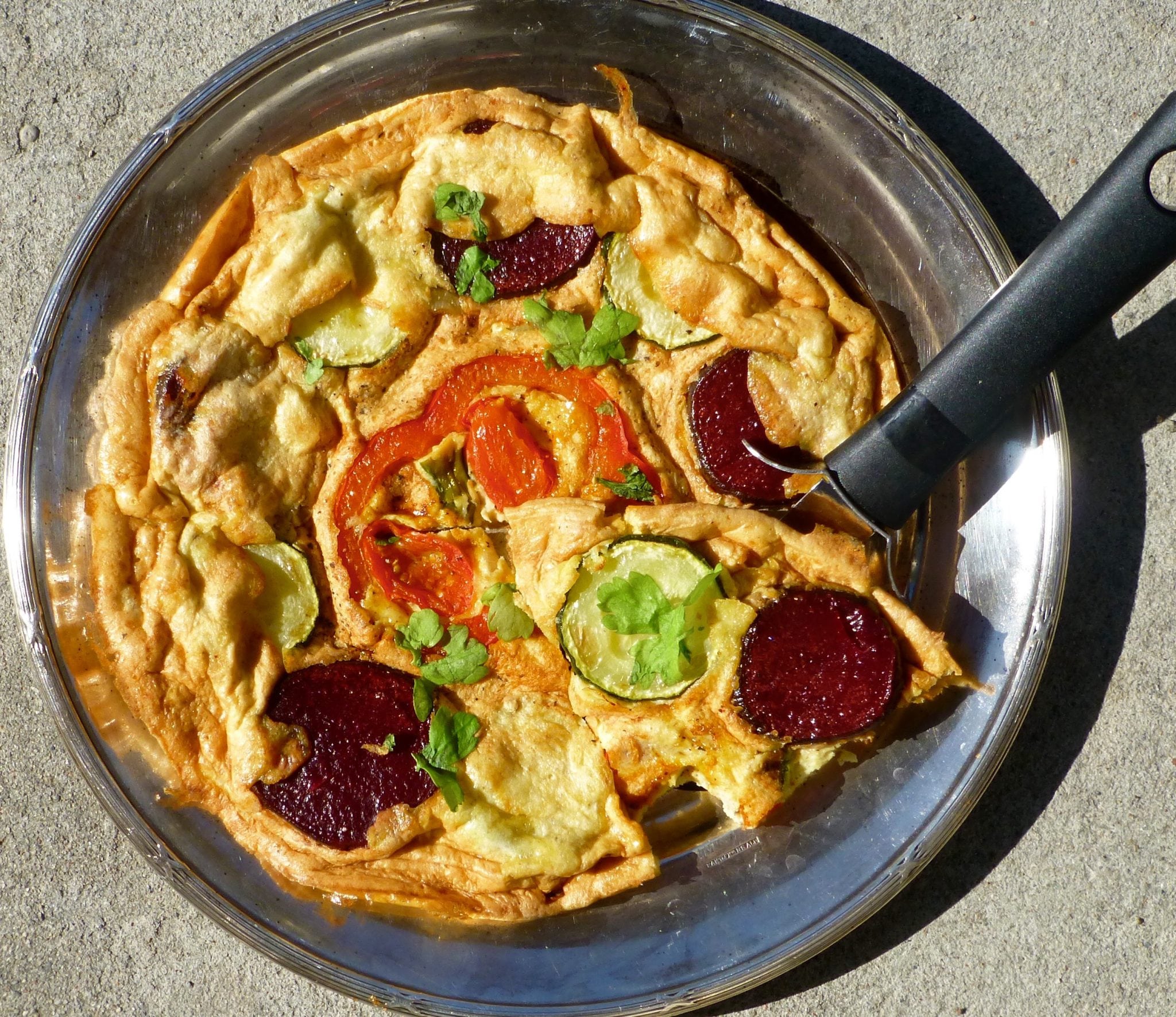 frittata med svamp, paleo