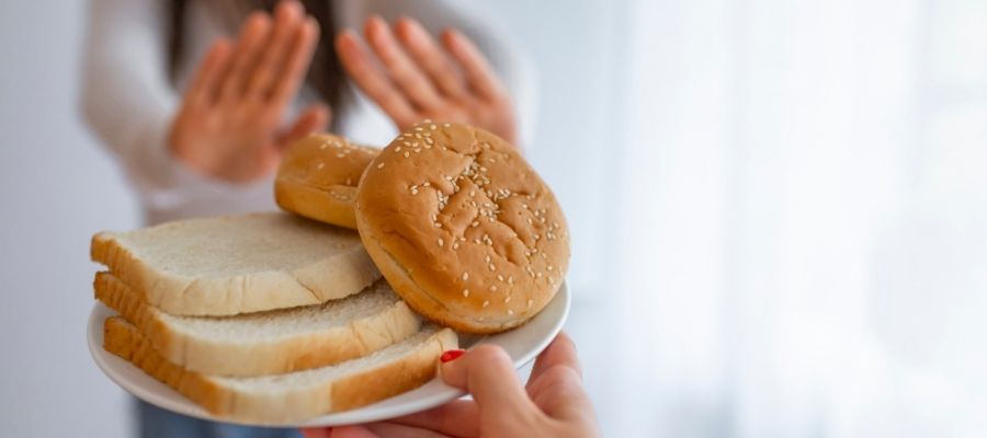 håll gluten på avstånd