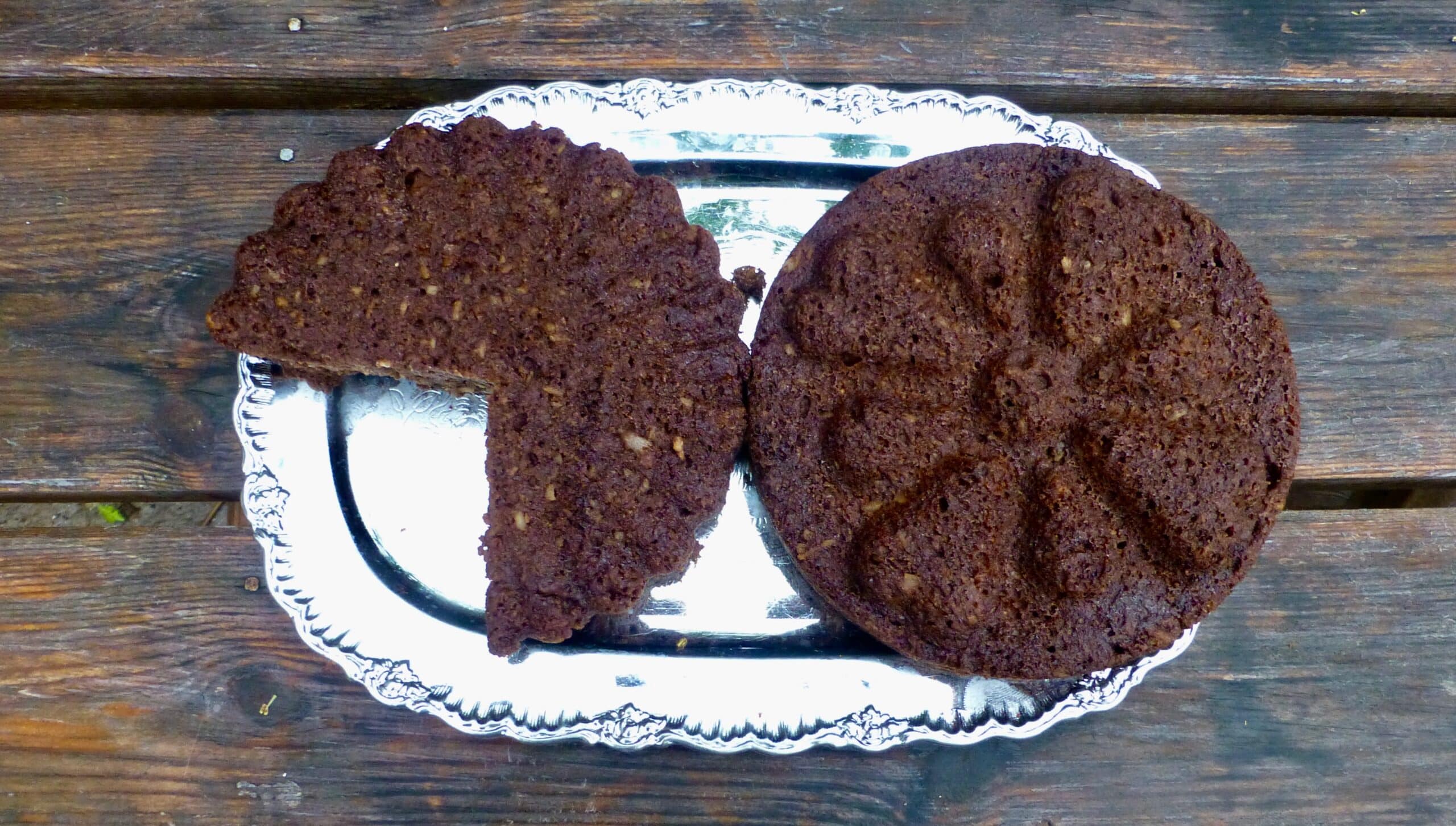 mjuka chokladkakor med carob