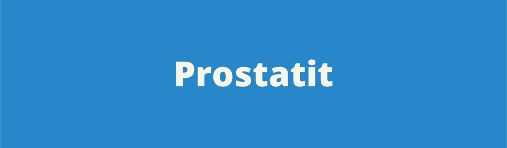 Prostatit után A prosztata 14 év alatt fáj