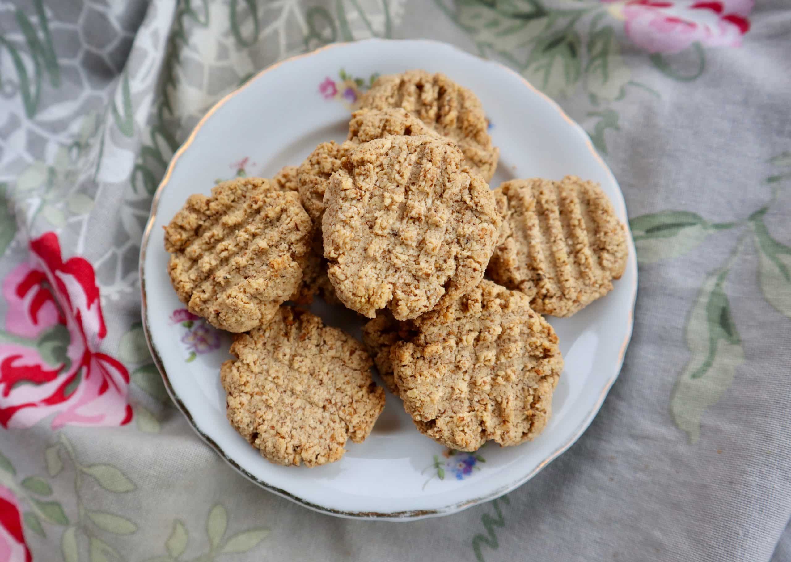Småkakor med smak av vanilj och kaffe (Paleo)