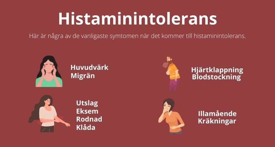 Histaminintolerans symtom