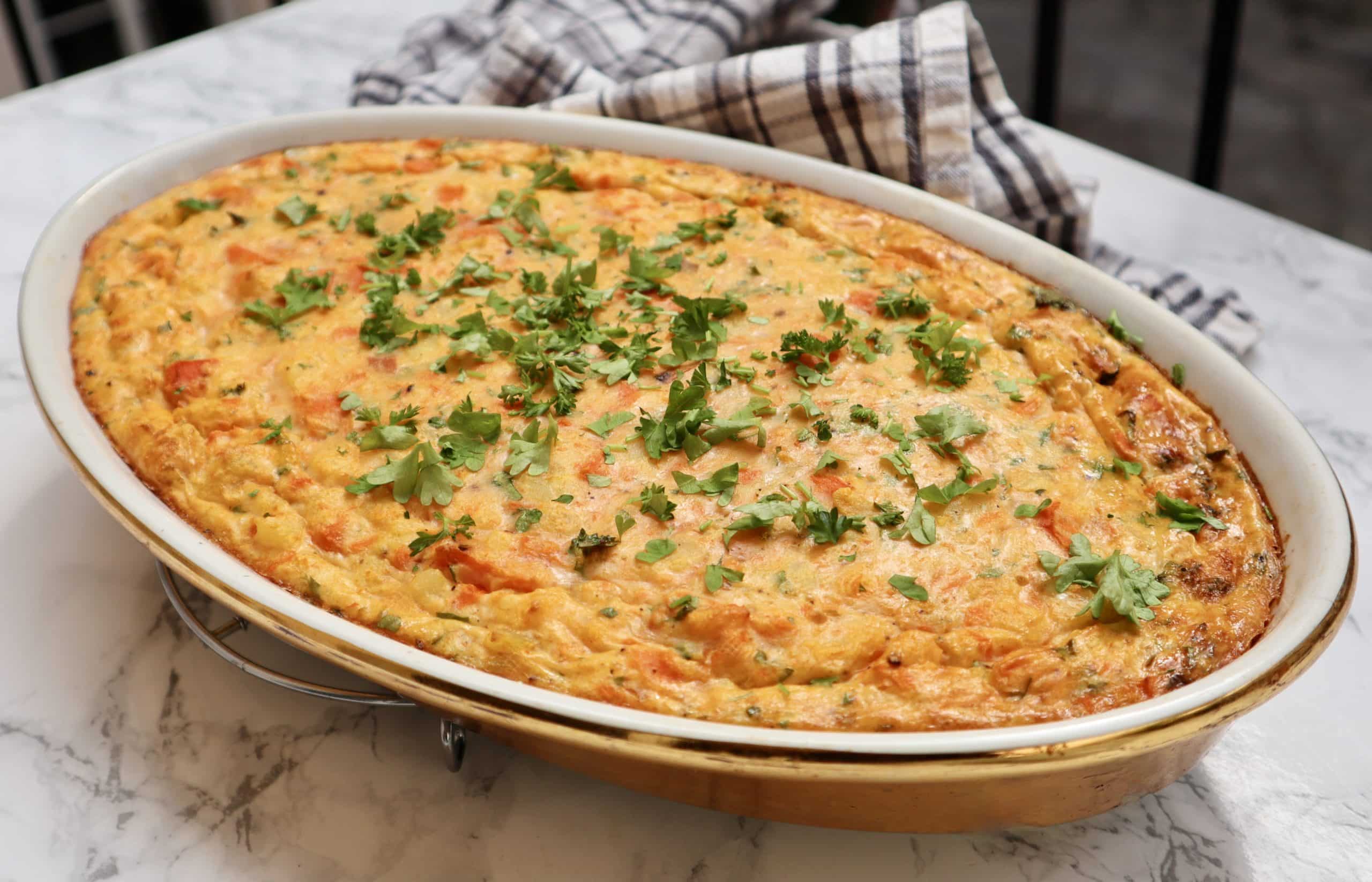 Morotsgratäng med potatis och persilja (Paleo)