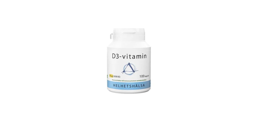 D3-vitamin 3000IE 100 kapslar