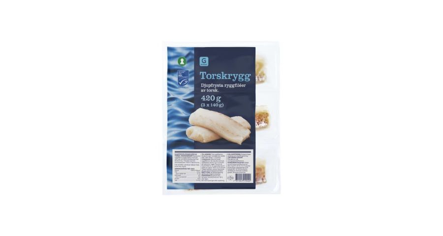 Torskryggfilé MSC, 420 g