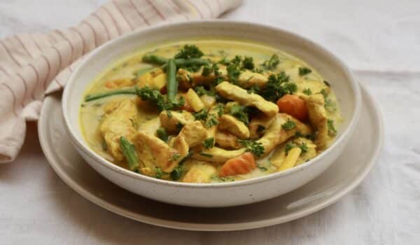 Currykyckling med grönsaksmix