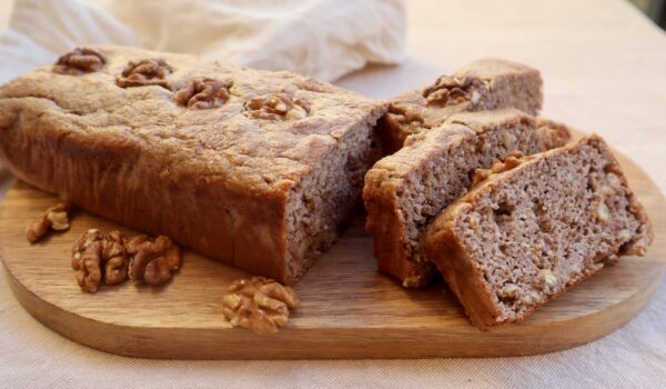 Bananbröd med valnötter