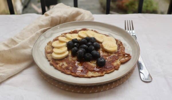 Proteinpannkaka med banan, ägg och kollagen