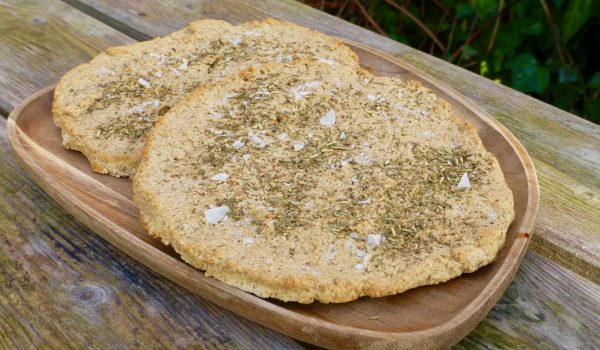 Flatbread på jordmandelmjöl