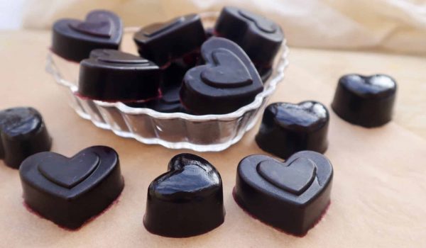 Gelégodis med blåbär