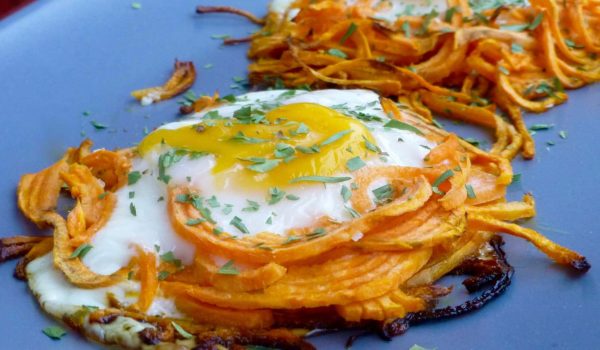 Äggnästen med sötpotatis
