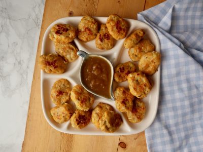 Chicken nuggets med sötsur sås