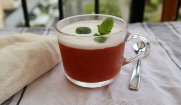 kräm på vattenmelon