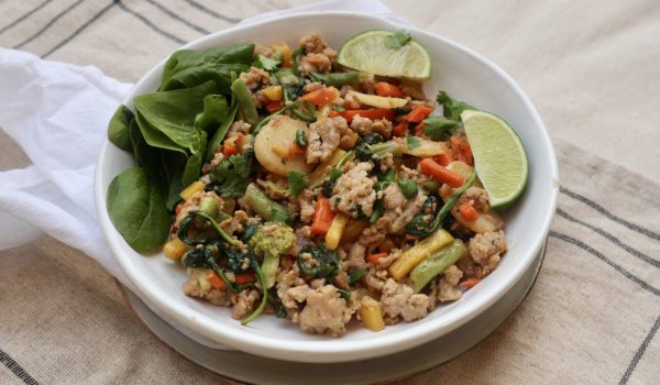 kycklingwok med lime