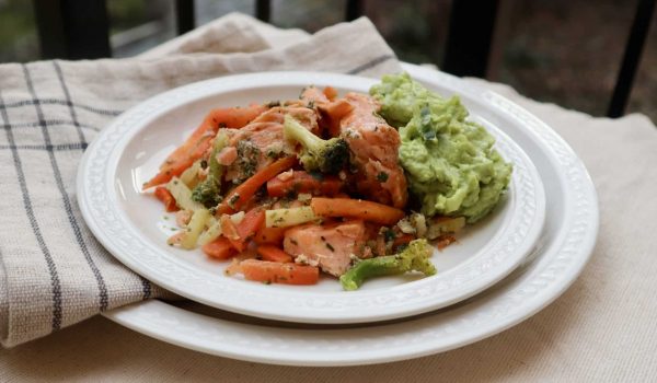 lx i ugn med grönsaker