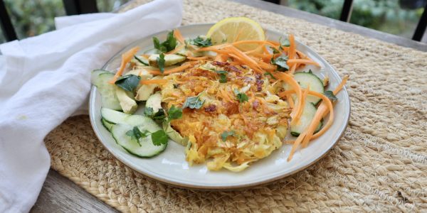 rösti på fänkål, lök och sötpot