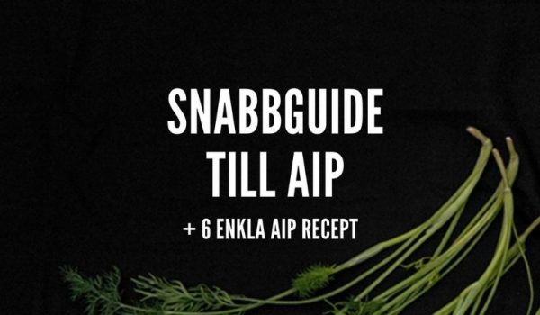 snabbguide aip + 6 enkla recept